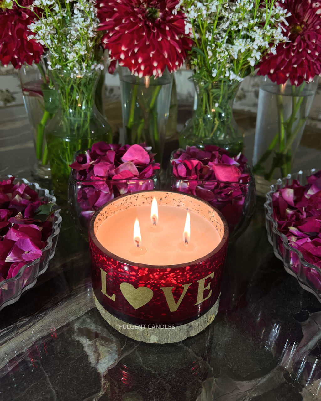 LOVE candle