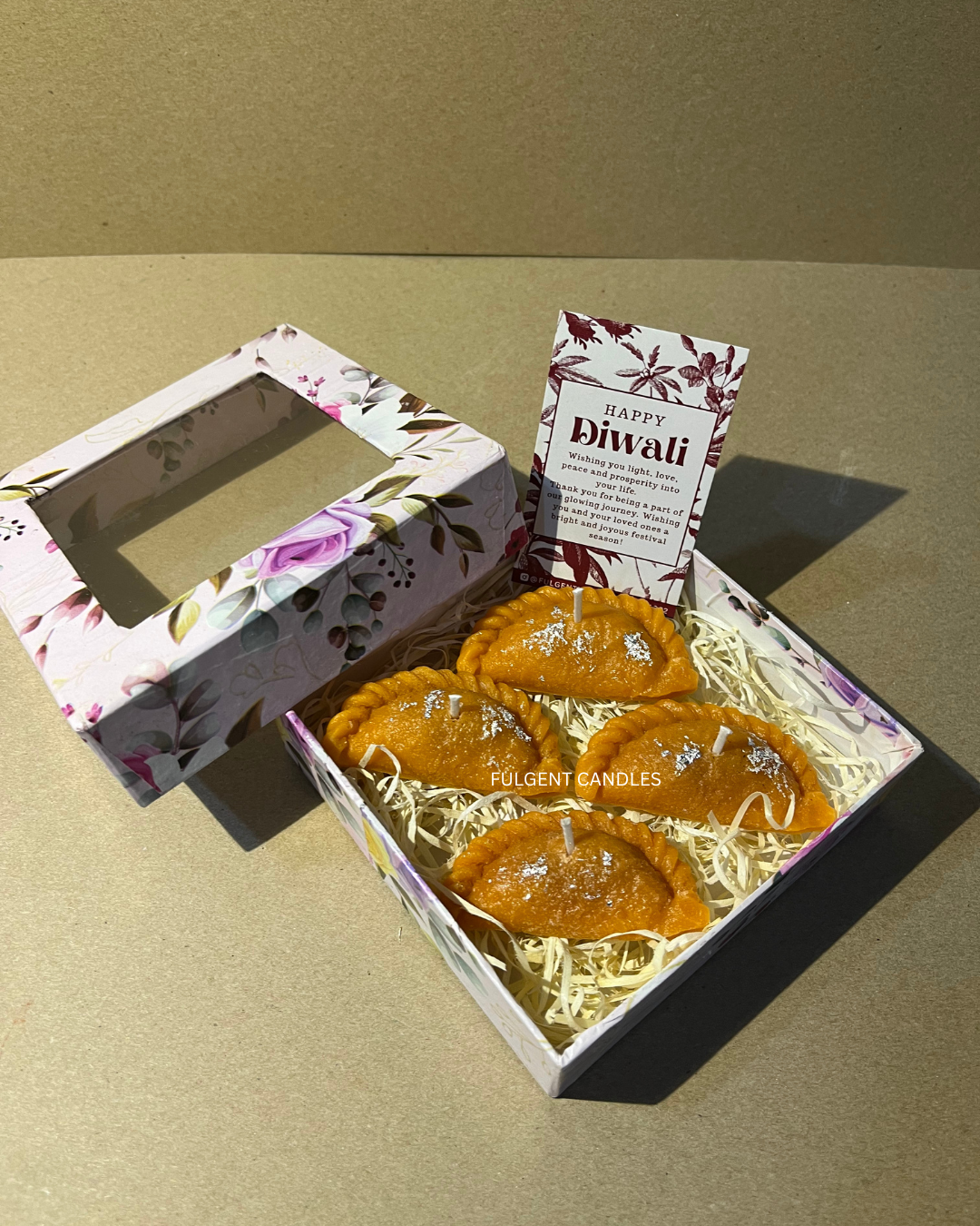 Gujiya Candles (Set of 4 Box)