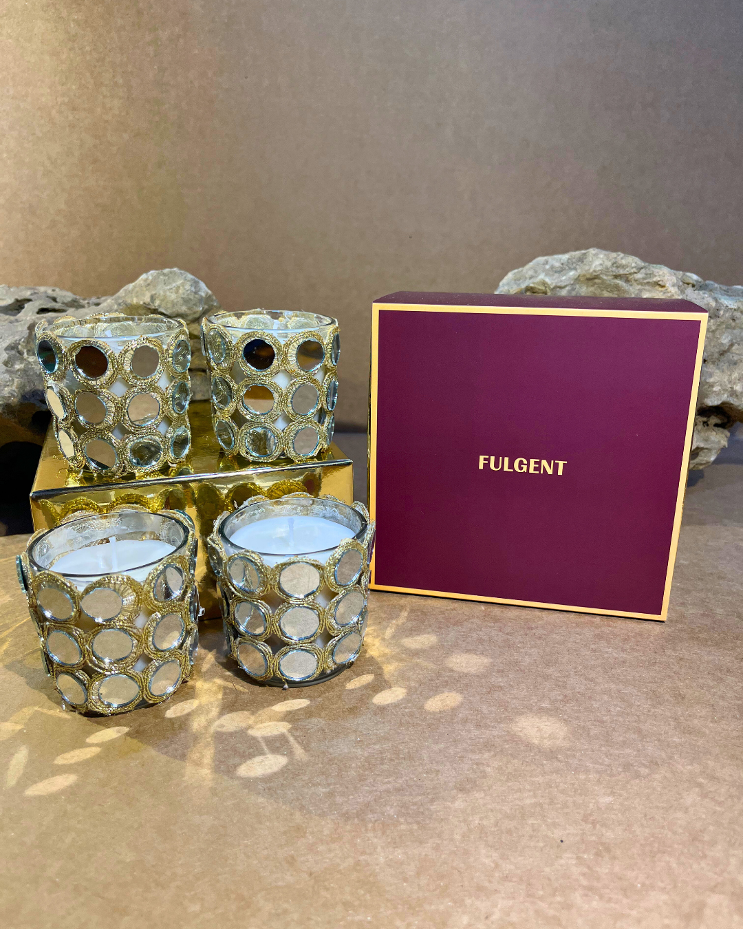 Mirror Candles Gift Box
