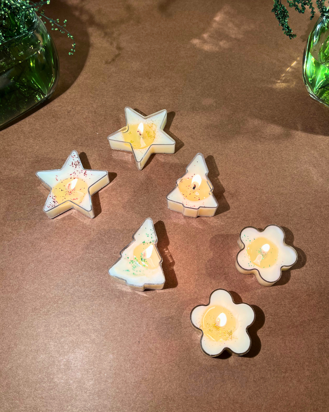 Christmas Tree Tealight Candle