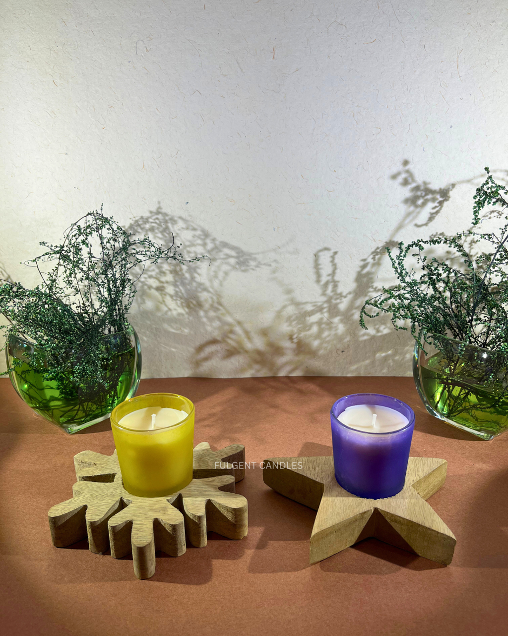 Star & Snowflake Candle Holder
